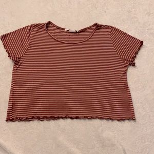 💛2 for $16💛 Caution to the wind cotton crop top